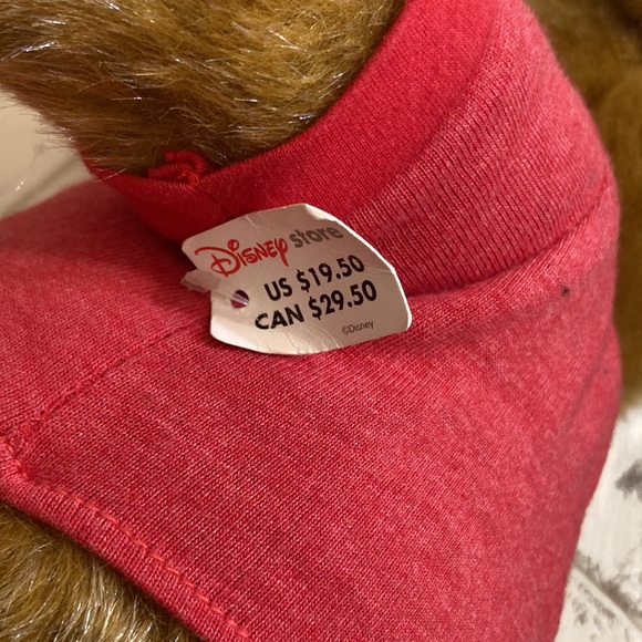 Walt Disney store Plush bear wearing Mickey Mouse ears and Mickey Mouse shirt - Picture 4 of 8